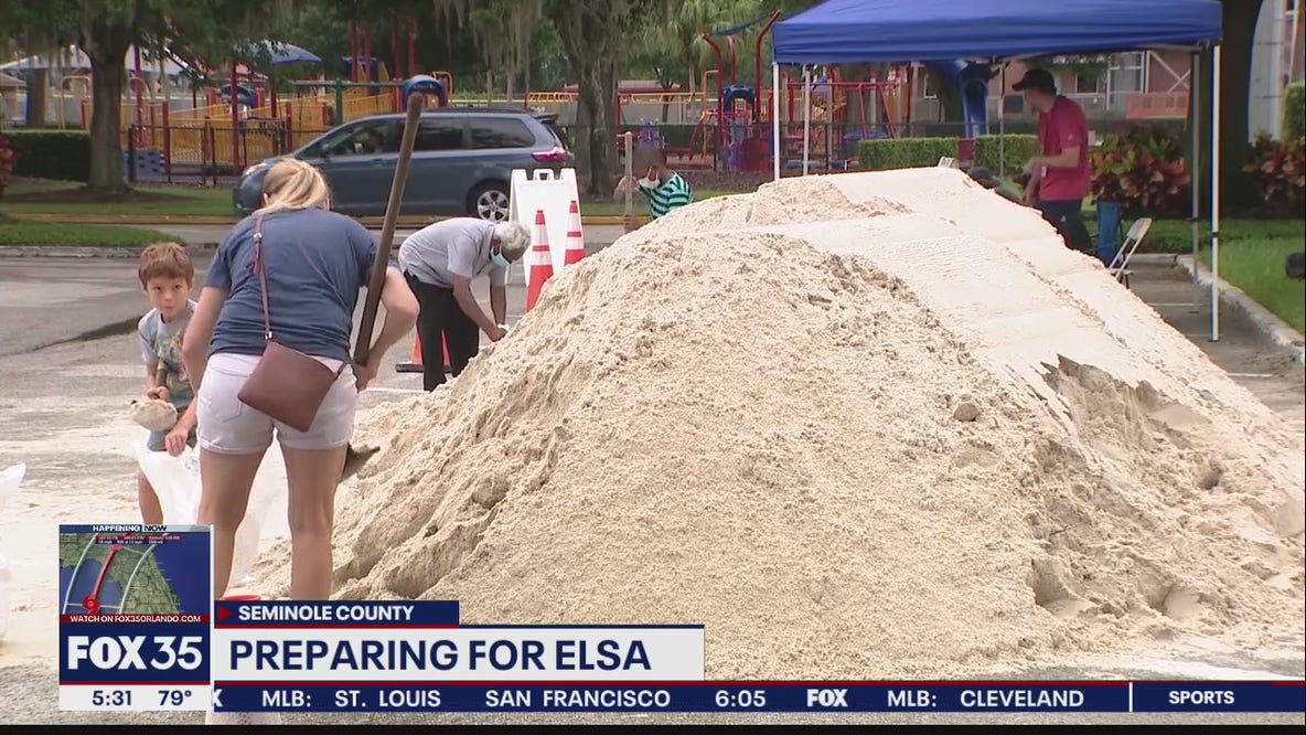 Seminole County residents prepare for Tropical Storm Elsa